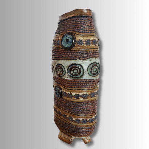 SL-380 Vessel, Stoneware Ropes, Ropes, Tack, Conchos $645 at Hunter Wolff Gallery